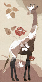 Kirahvi. <em>Tilauskoodi: printti-38</em>